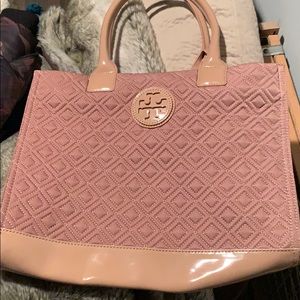 Authentic dusty pink Tory Burch bag